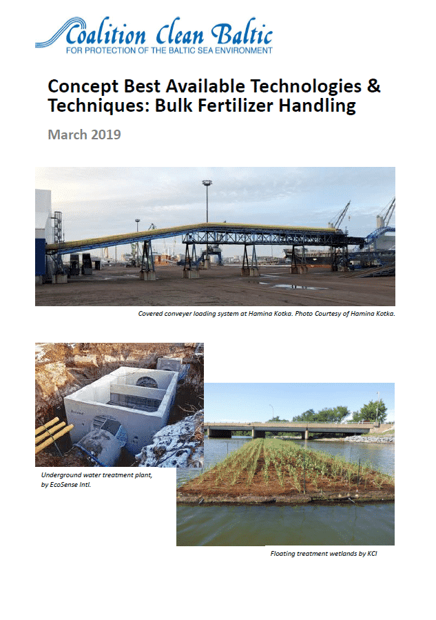 Concept Best Available Technologies & Techniques: Bulk Fertilizer Handling