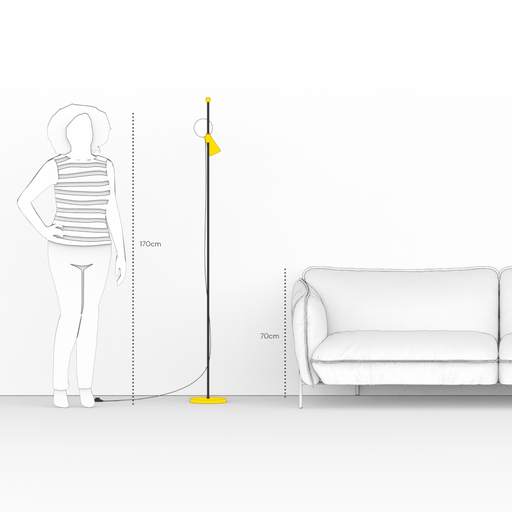 Coluna PIVÔ – iluminação de piso