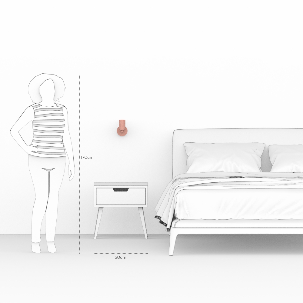 Arandela MILKA – iluminação de parede