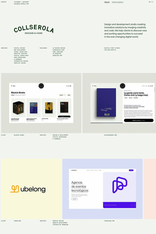 Collserola website screenshot