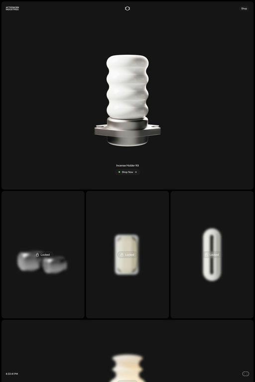 Afterwork Industries website screenshot