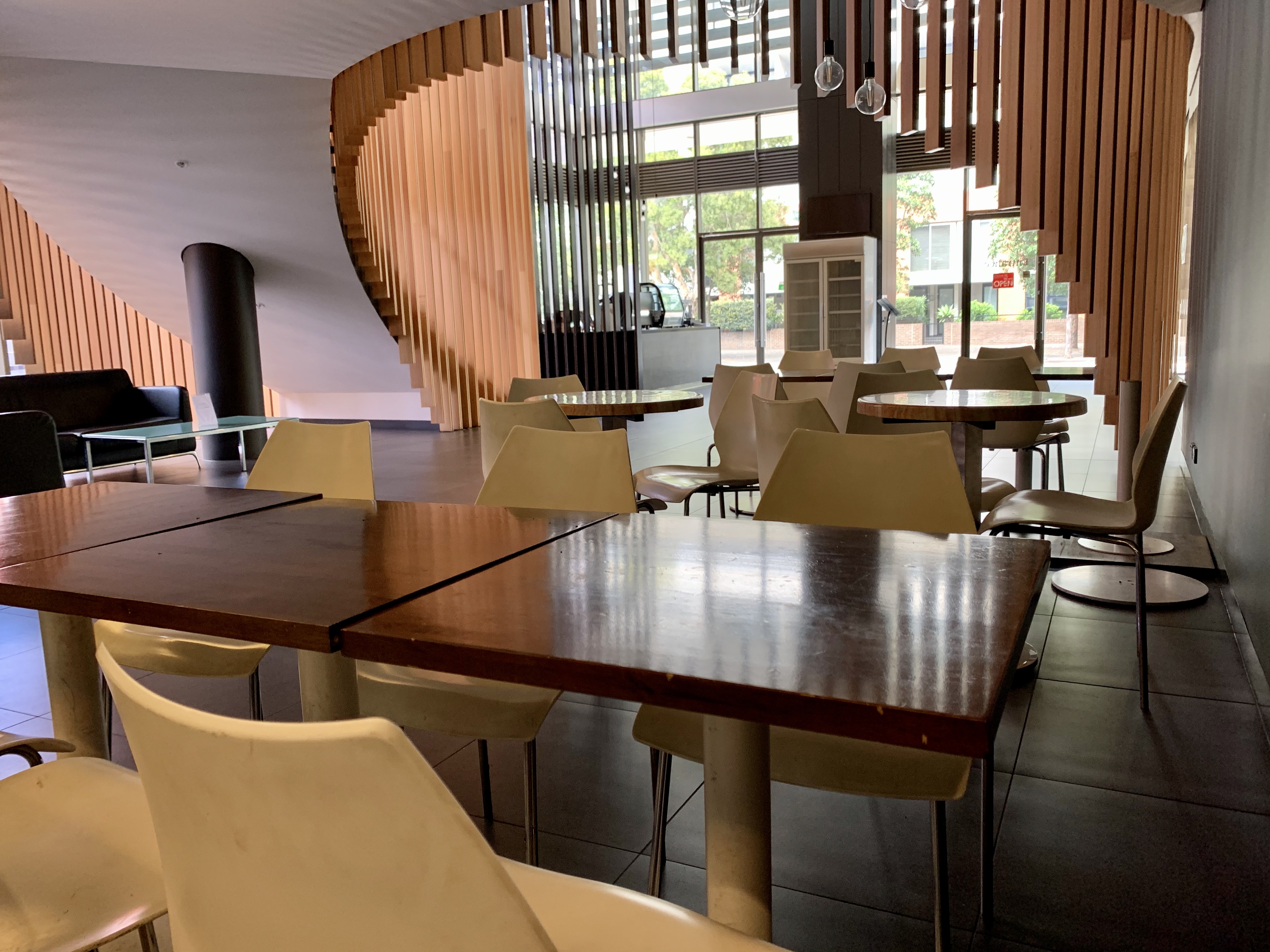 Take Away For Sale Lobby Cafe Surrounded By High-Rises Waterloo Sydney