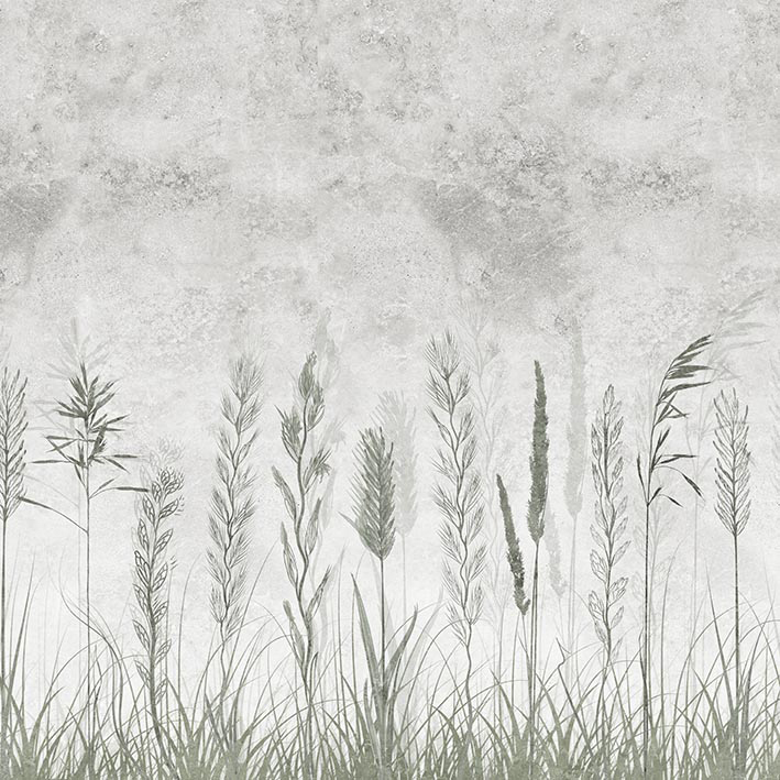 ISAURA GREEN VINYL VEGGFÓÐUR