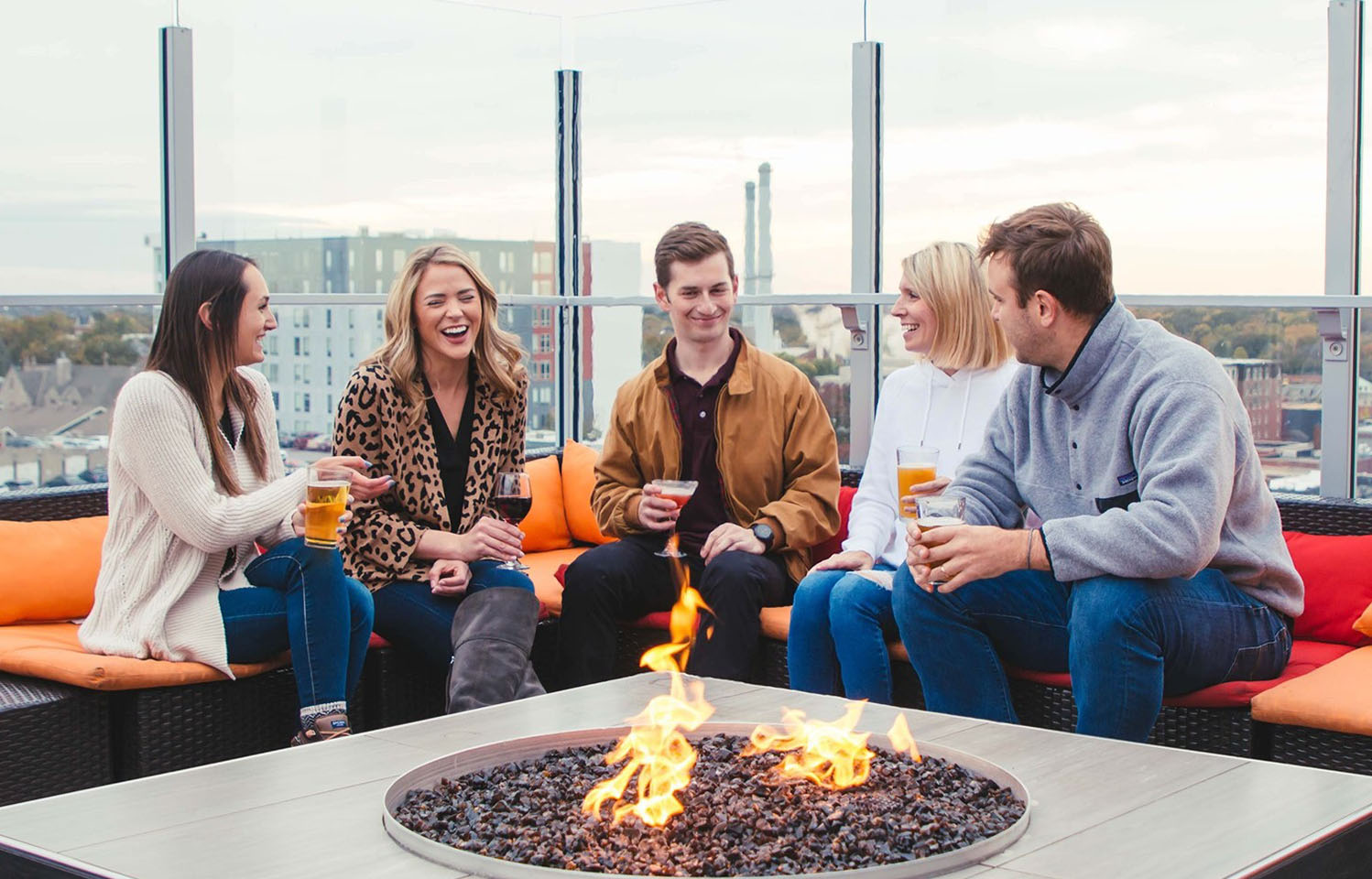 Visit The Roof year-round for great food, drinks, and atmosphere in Columbia, MO.