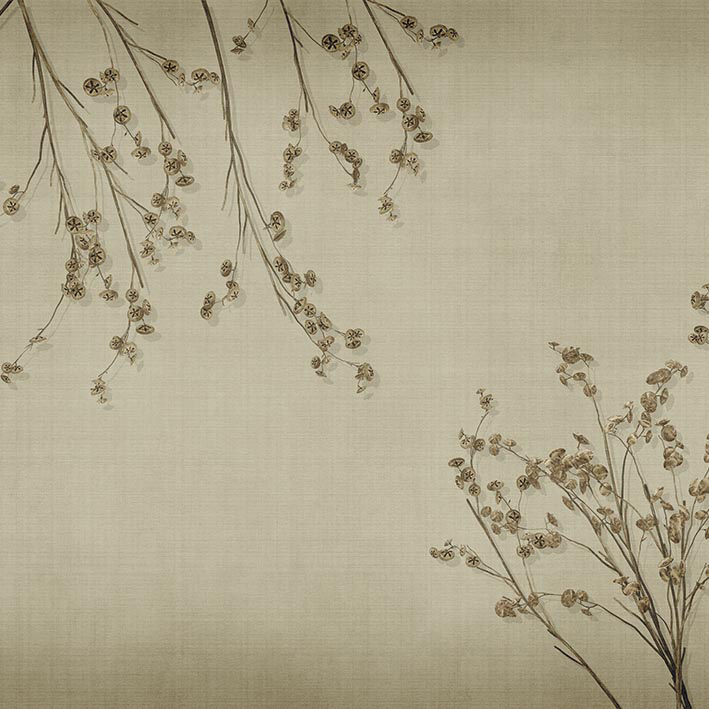 COTTON TAN VINYL VEGGFÓÐUR