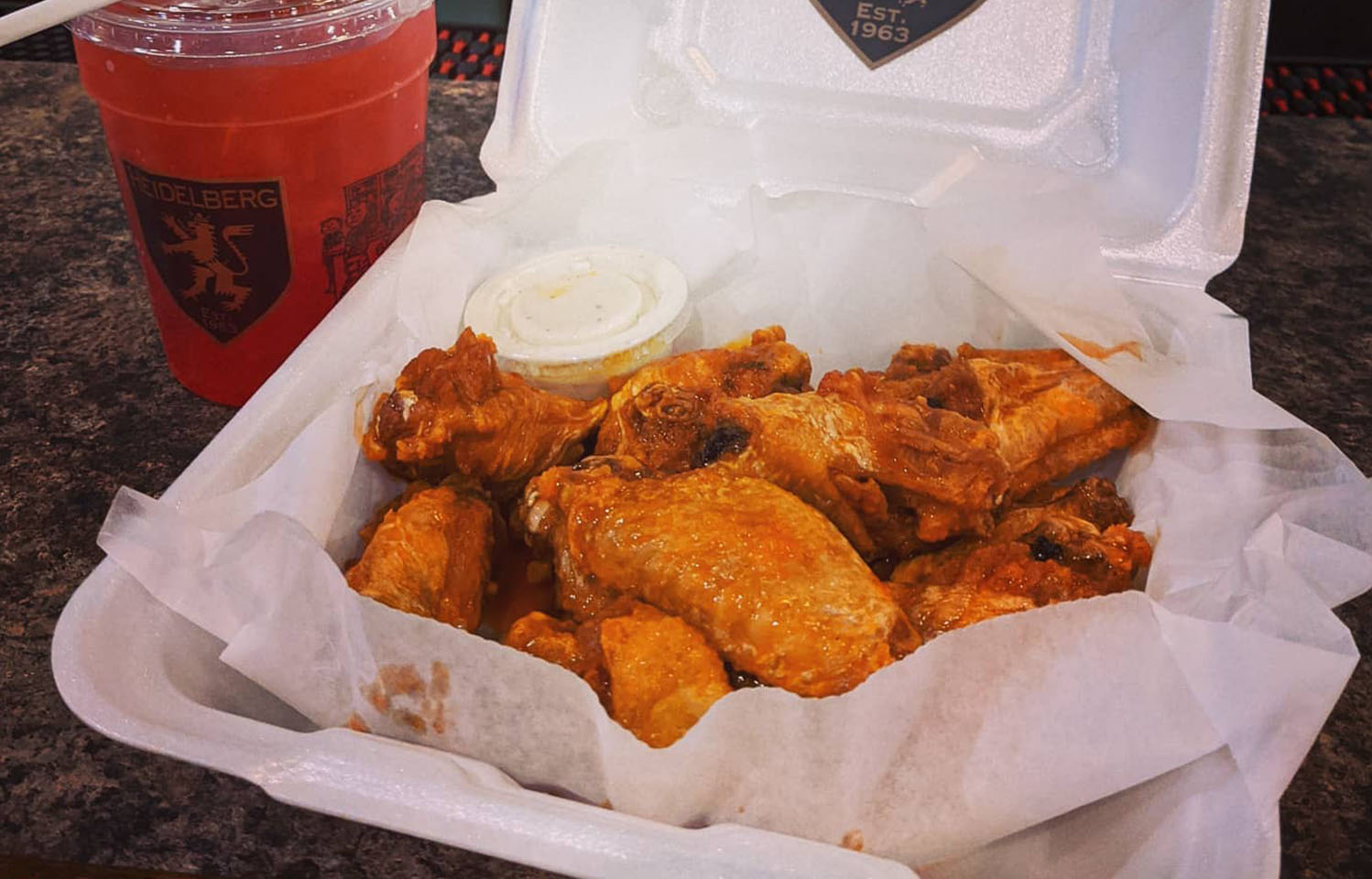 The Heidelberg serves food and drink specials year round in Columbia, MO.