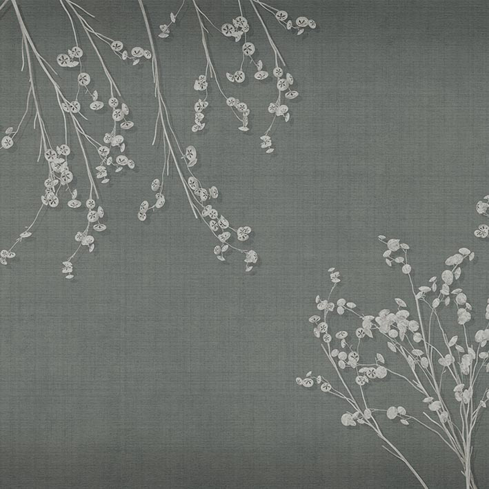 COTTON DARK VINYL VEGGFÓÐUR