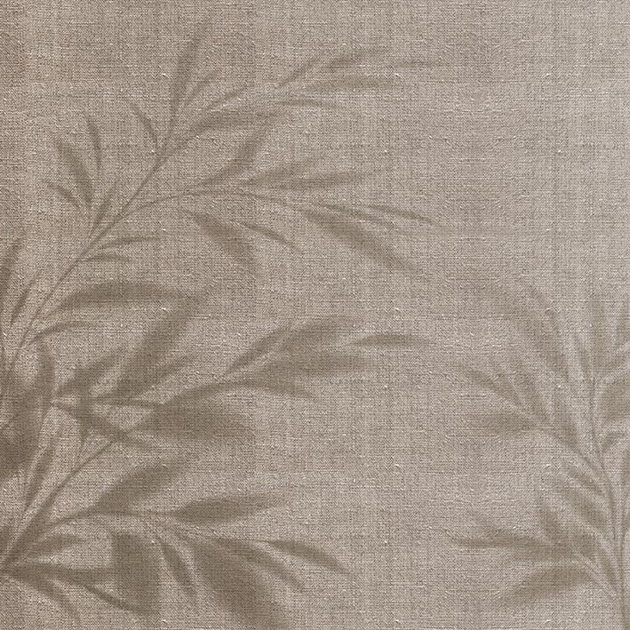 LINEN BROWN VINYL VEGGFÓÐUR
