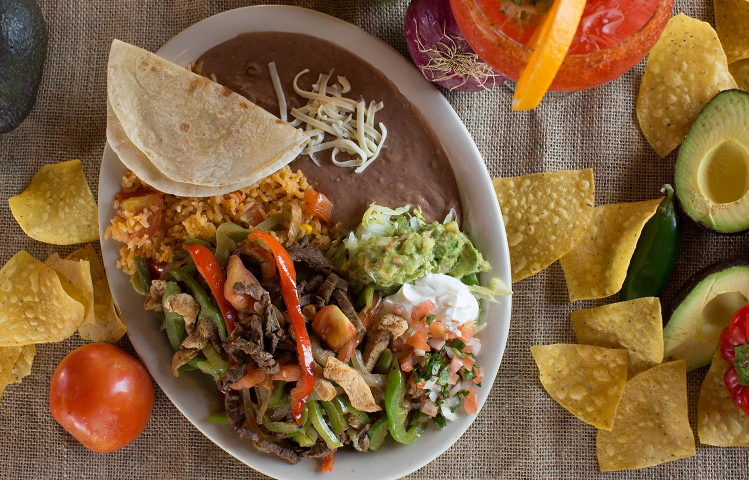 Las Margaritas offers a variety of flavored margaritas in Columbia, MO.