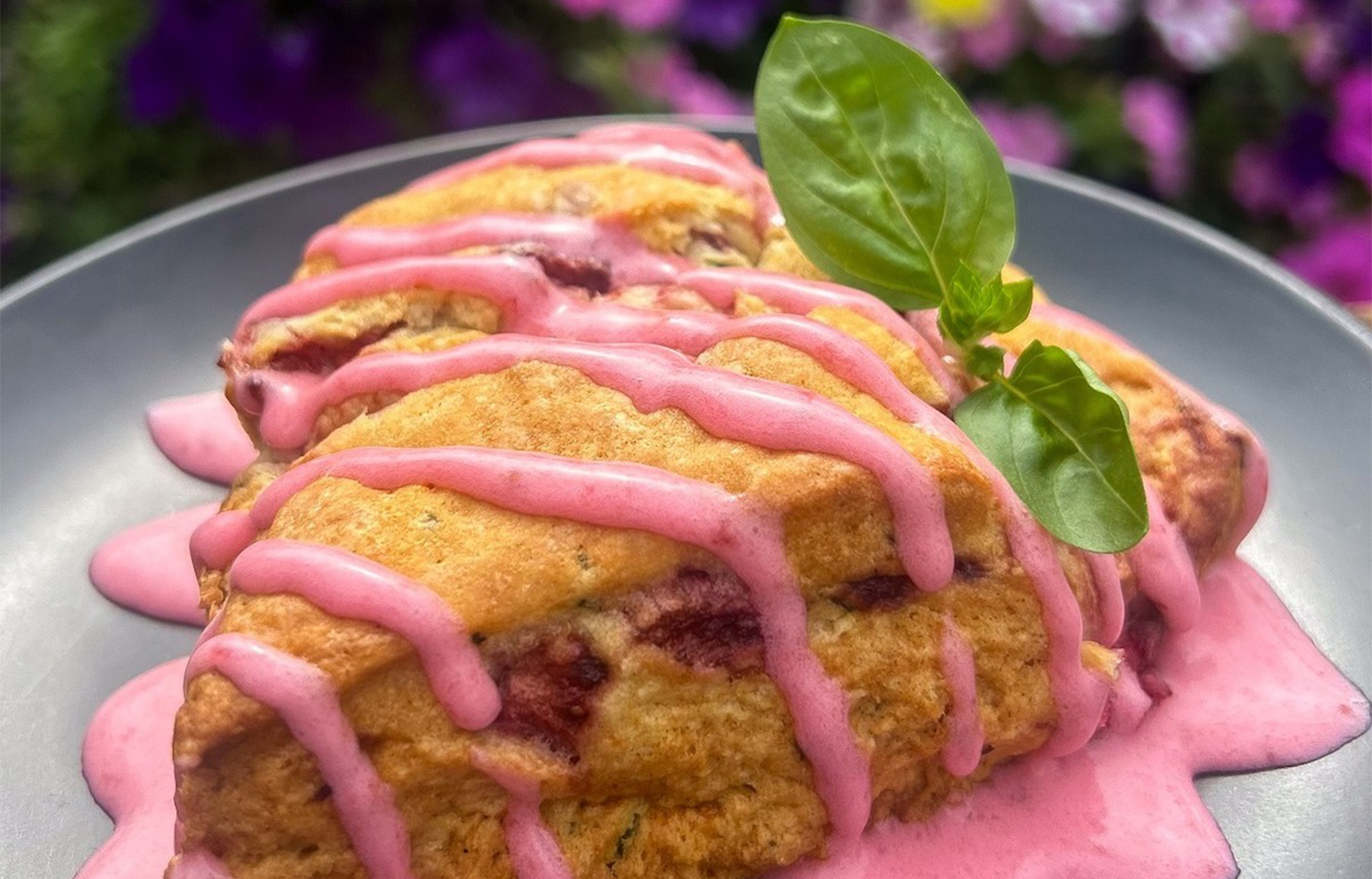Berry Scone at Acola Coffee Company in Columbia, MO.