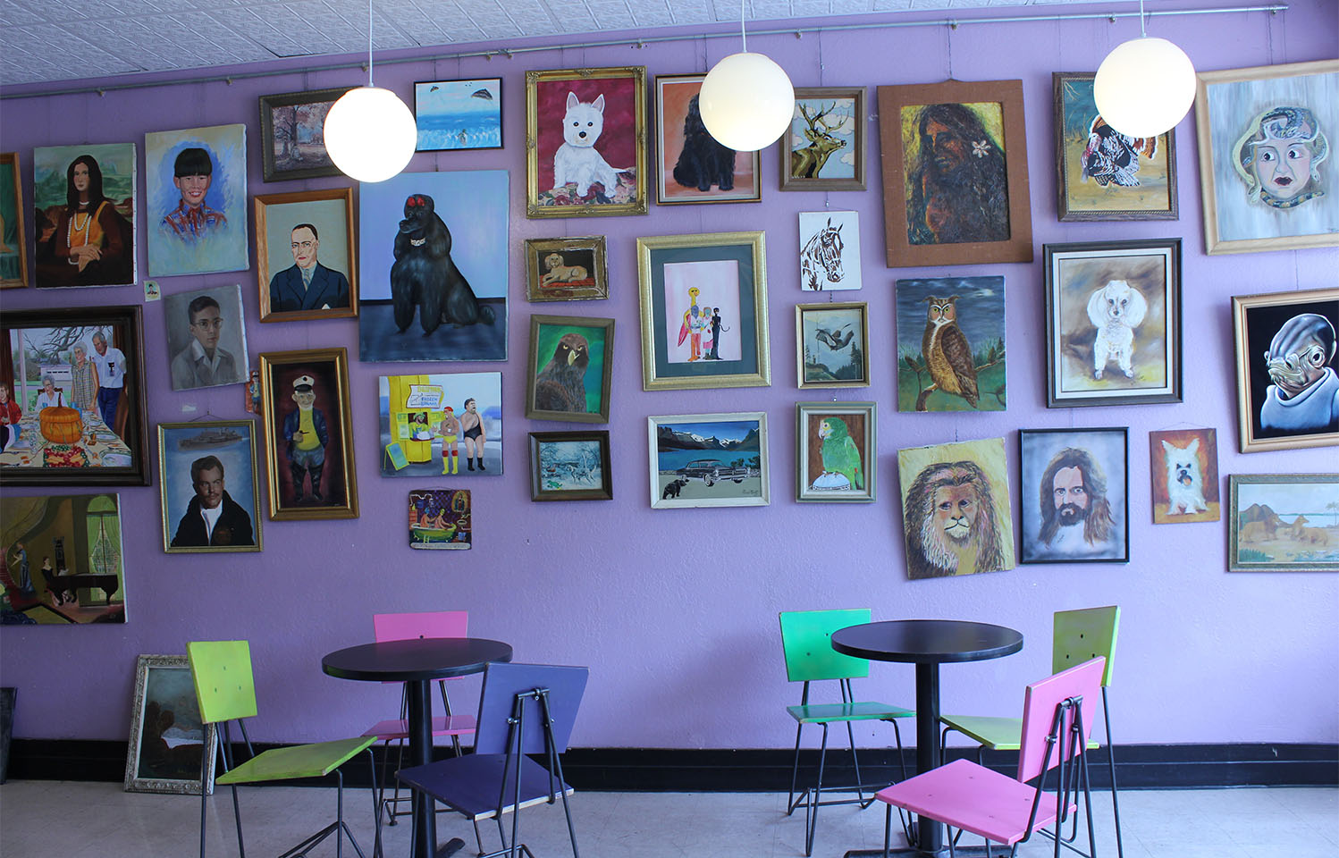 Come by Sparky's for an ice cream and artwork in Columbia, MO.