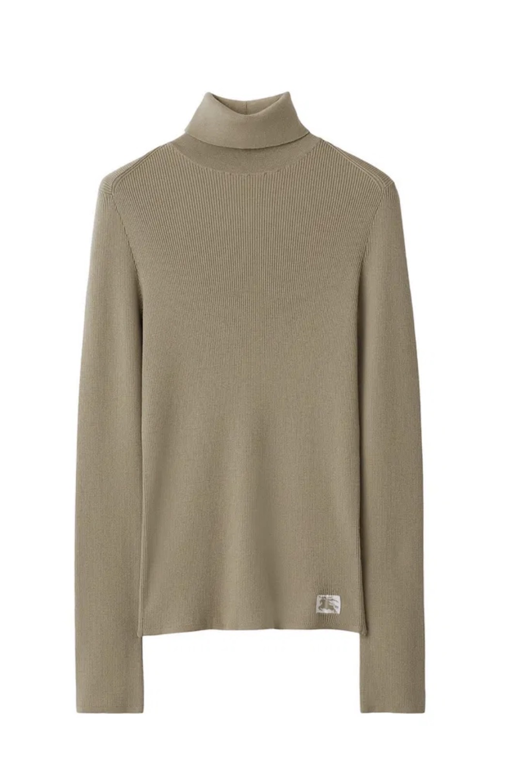 Burberry Ribbed Turtleneck Knit Sweater
