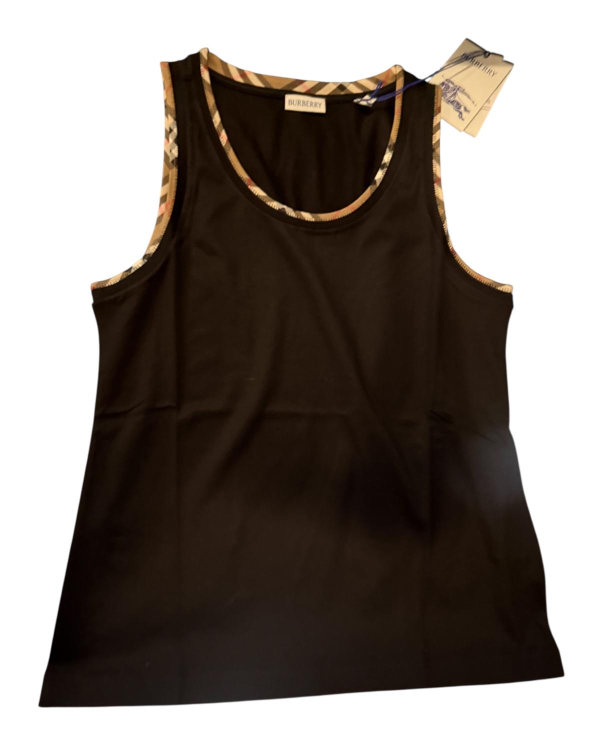 Burberry Women's Black Tank Top