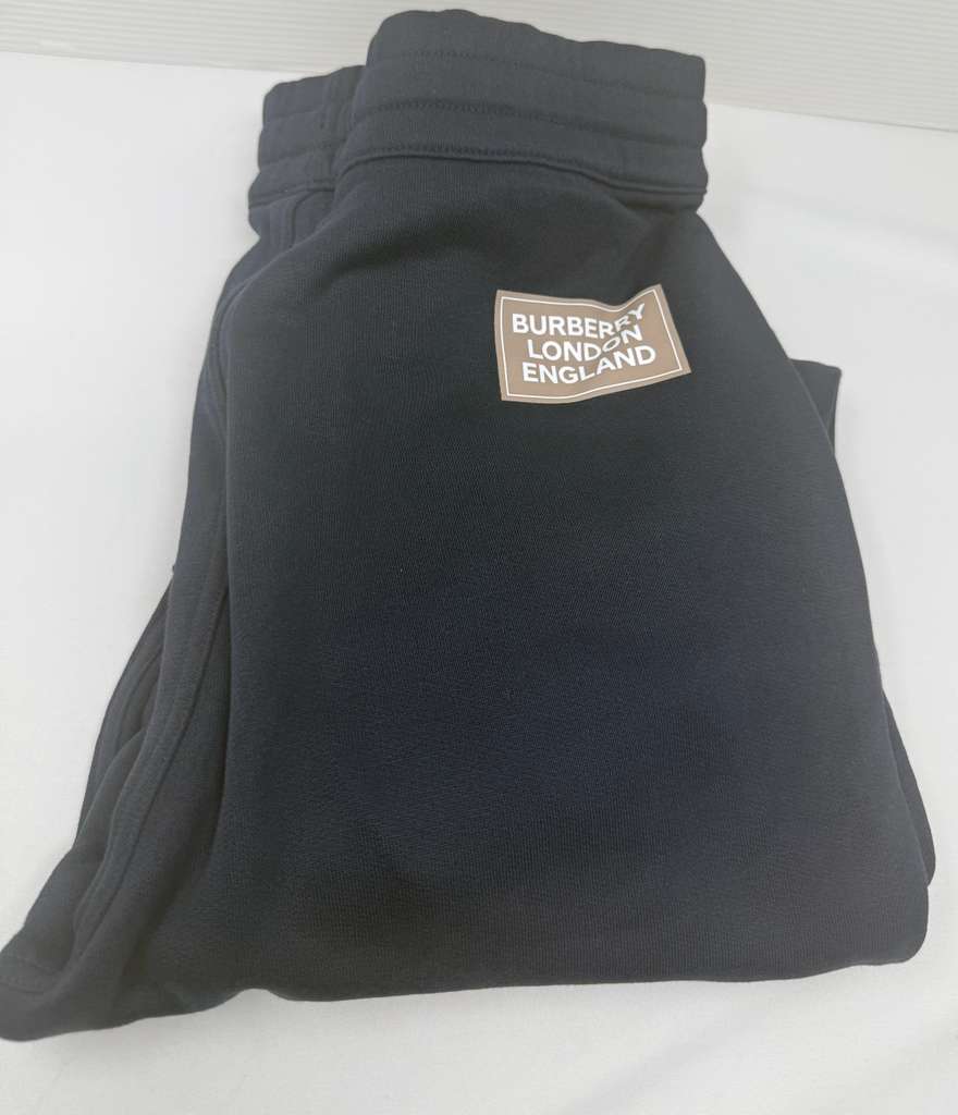 Burberry Navy Cotton Sweatpants