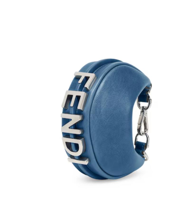 Fendi Blue Nano Bag