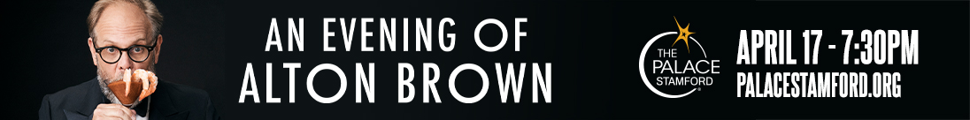 Comedian Alton Brown at The Palace Theatre Stamford on April 17