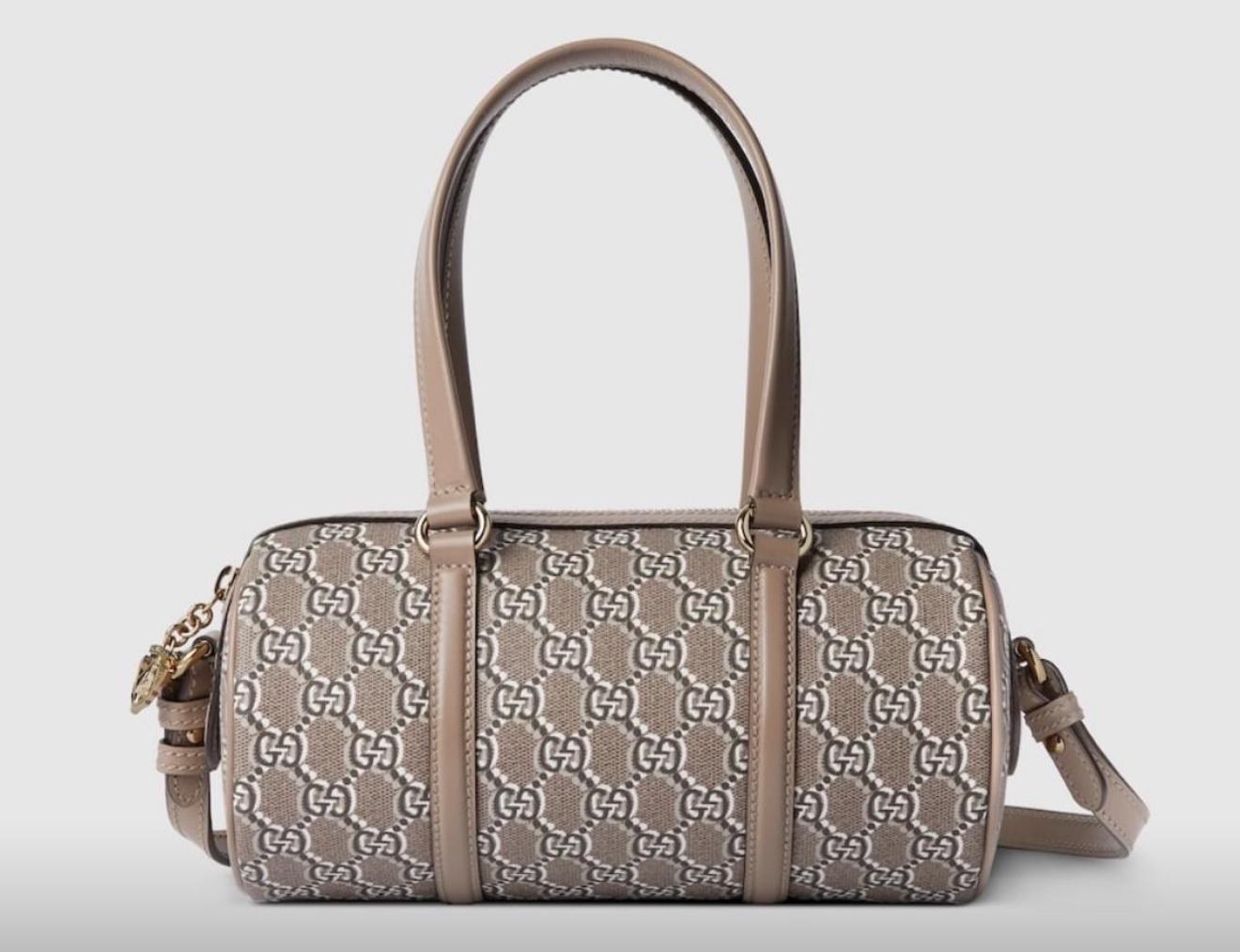 Gucci GG Supreme Canvas Barrel Bag