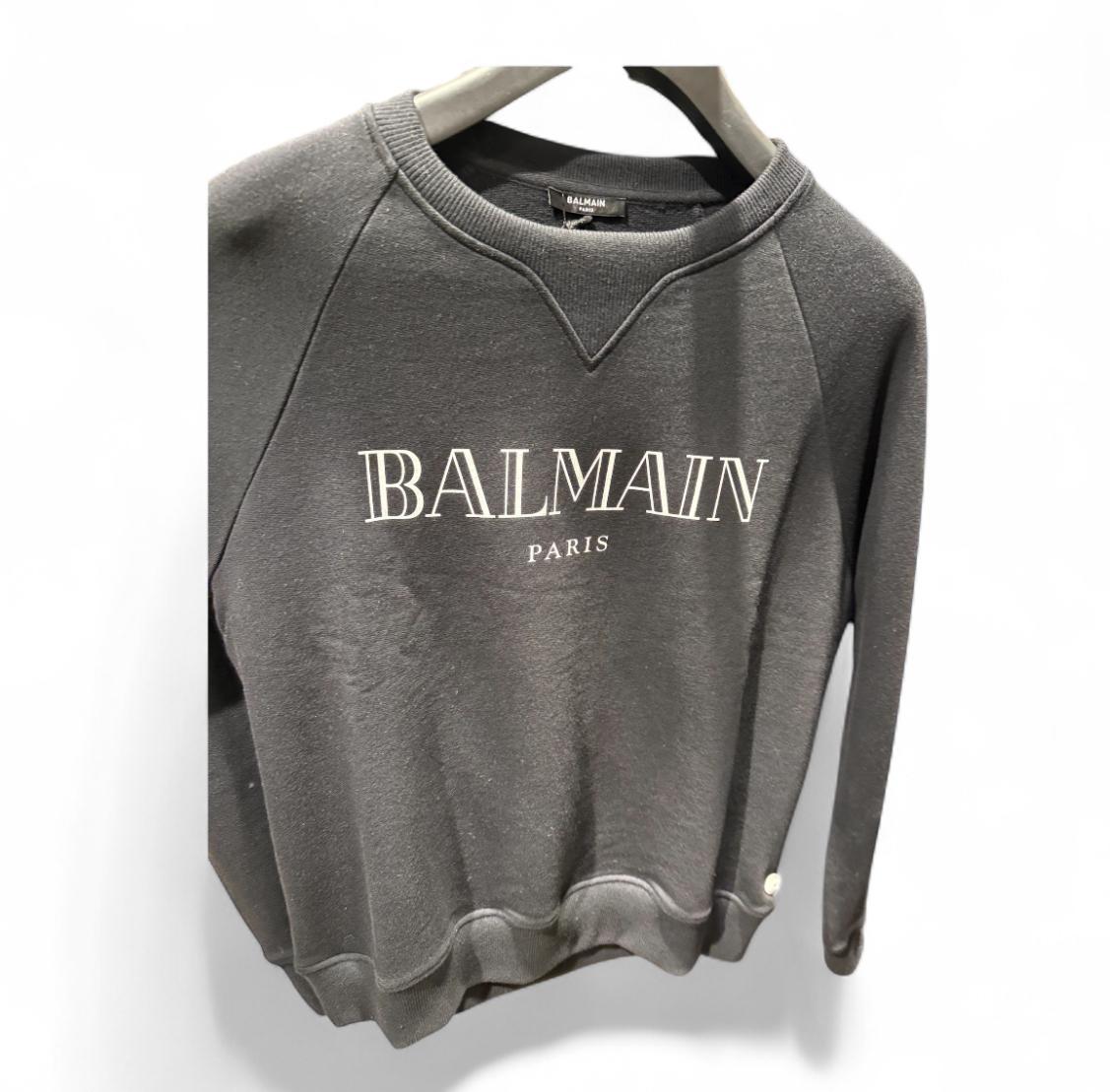 Balmain Women’s Black Crewneck Sweatshirt