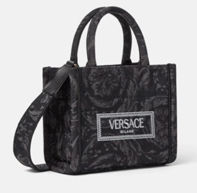 Versace Small Barocco Jacquard Tote Bag