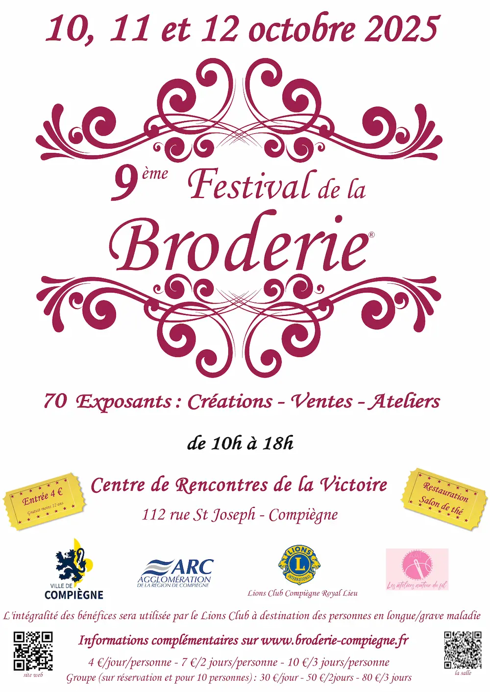 Festival de la Broderie de Compiègne 2025