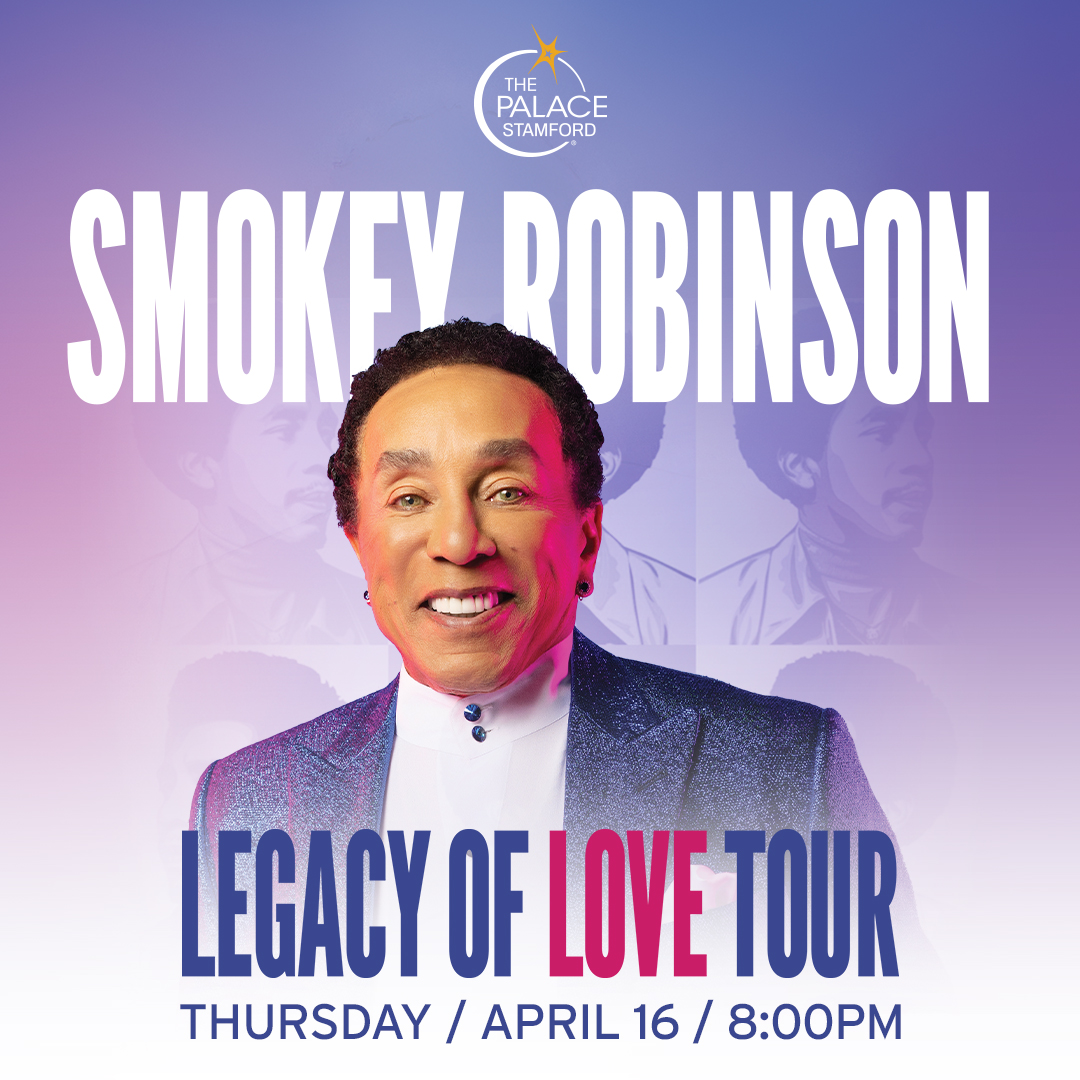 Smokey Robinson Legacy of Love Tour coming to The Palace Theatre Stamford April 16