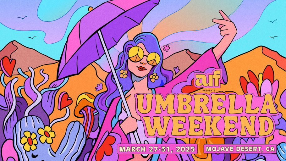Flyer for Umbrella Weekend 2025