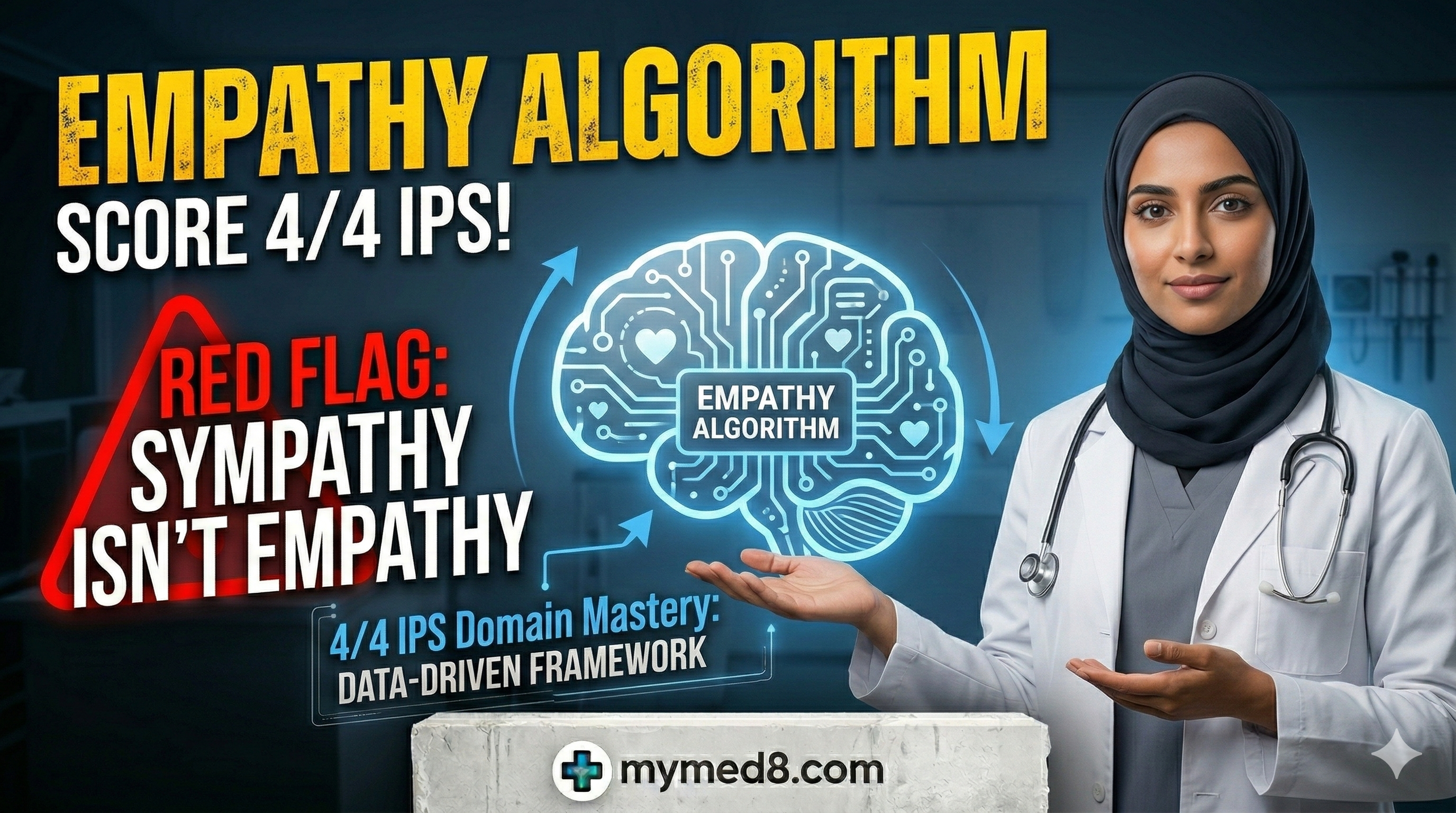 The Empathy Algorithm: How to Score 4/4 in the PLAB 2 Interpersonal Domain