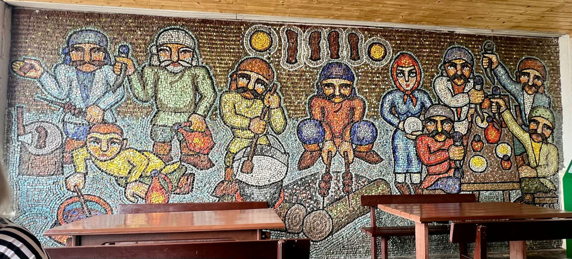Akhali Atoni Restaurant Mosaic