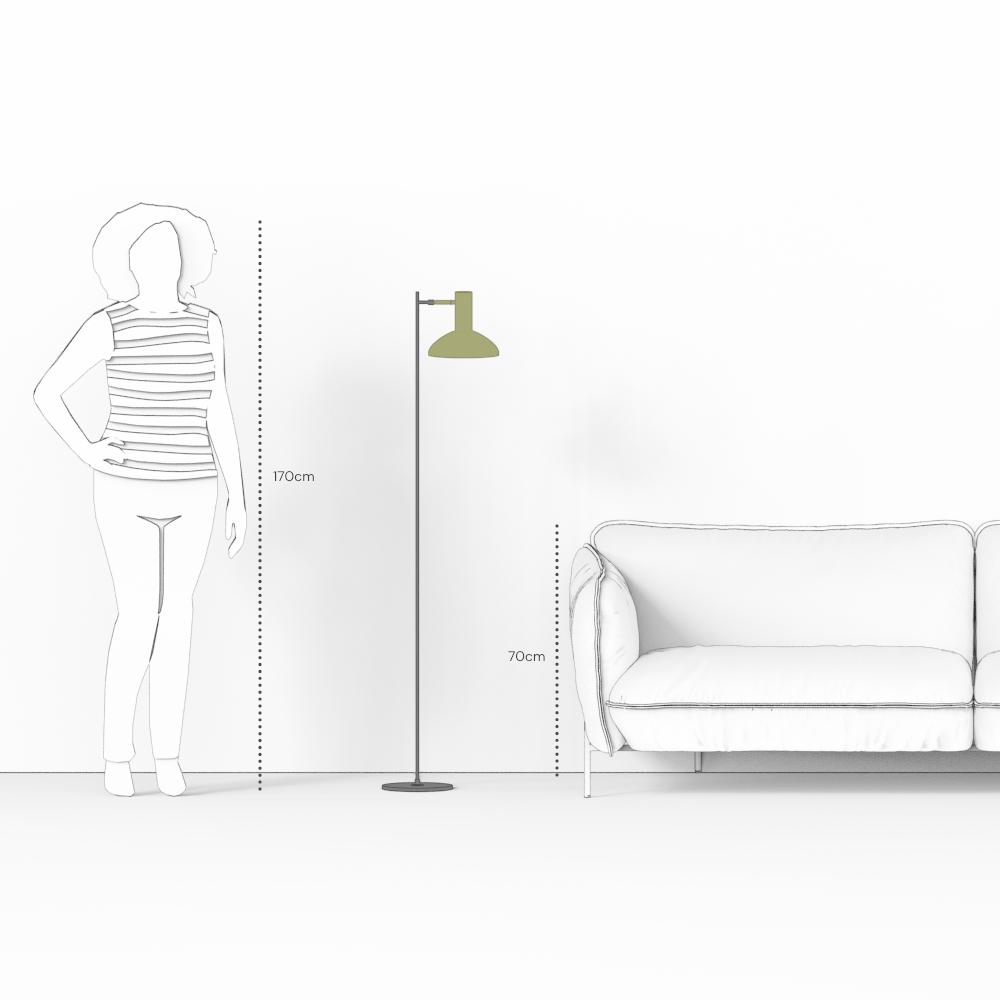 Coluna DRI – iluminação de piso