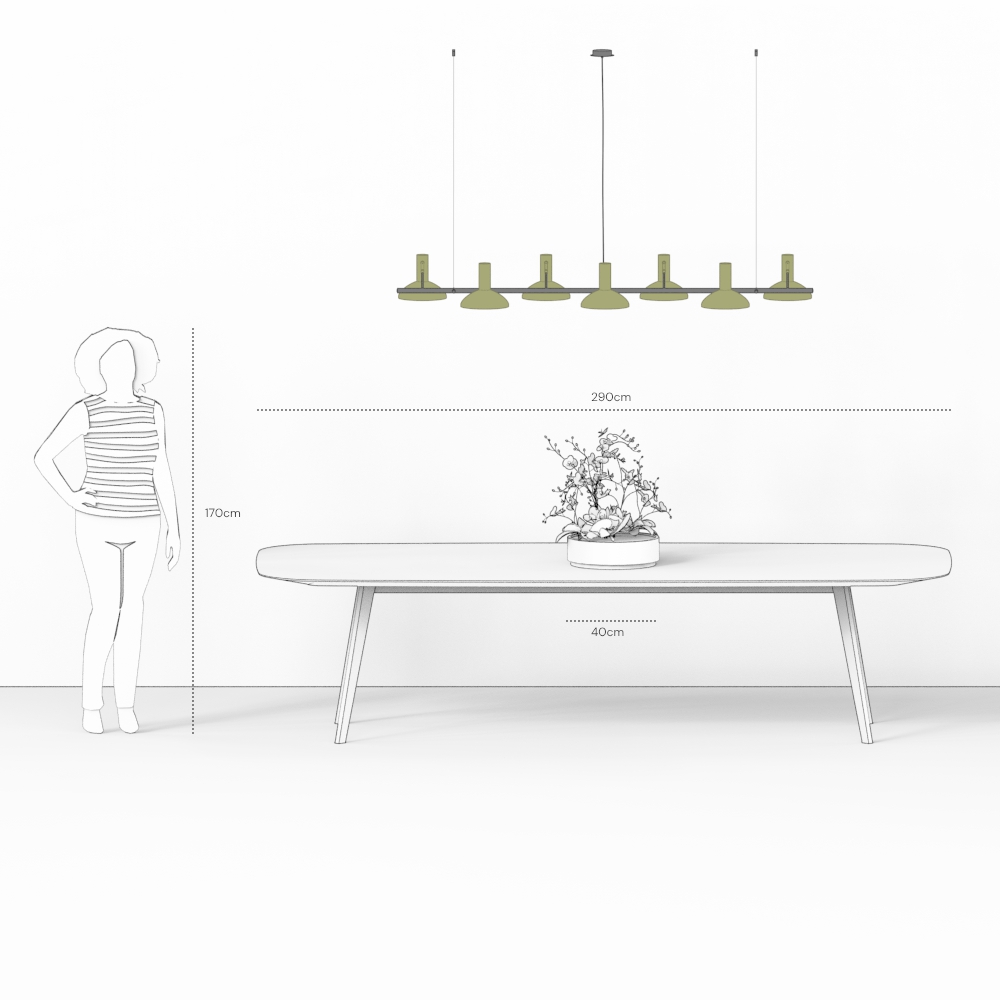 Pendente DRI – iluminação de teto