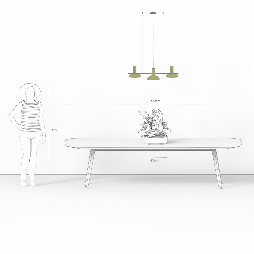 Pendente DRI – iluminação de teto