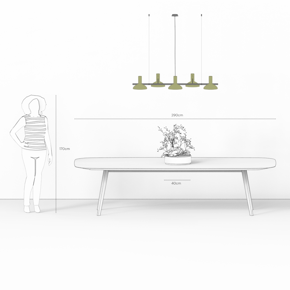 Pendente DRI – iluminação de teto