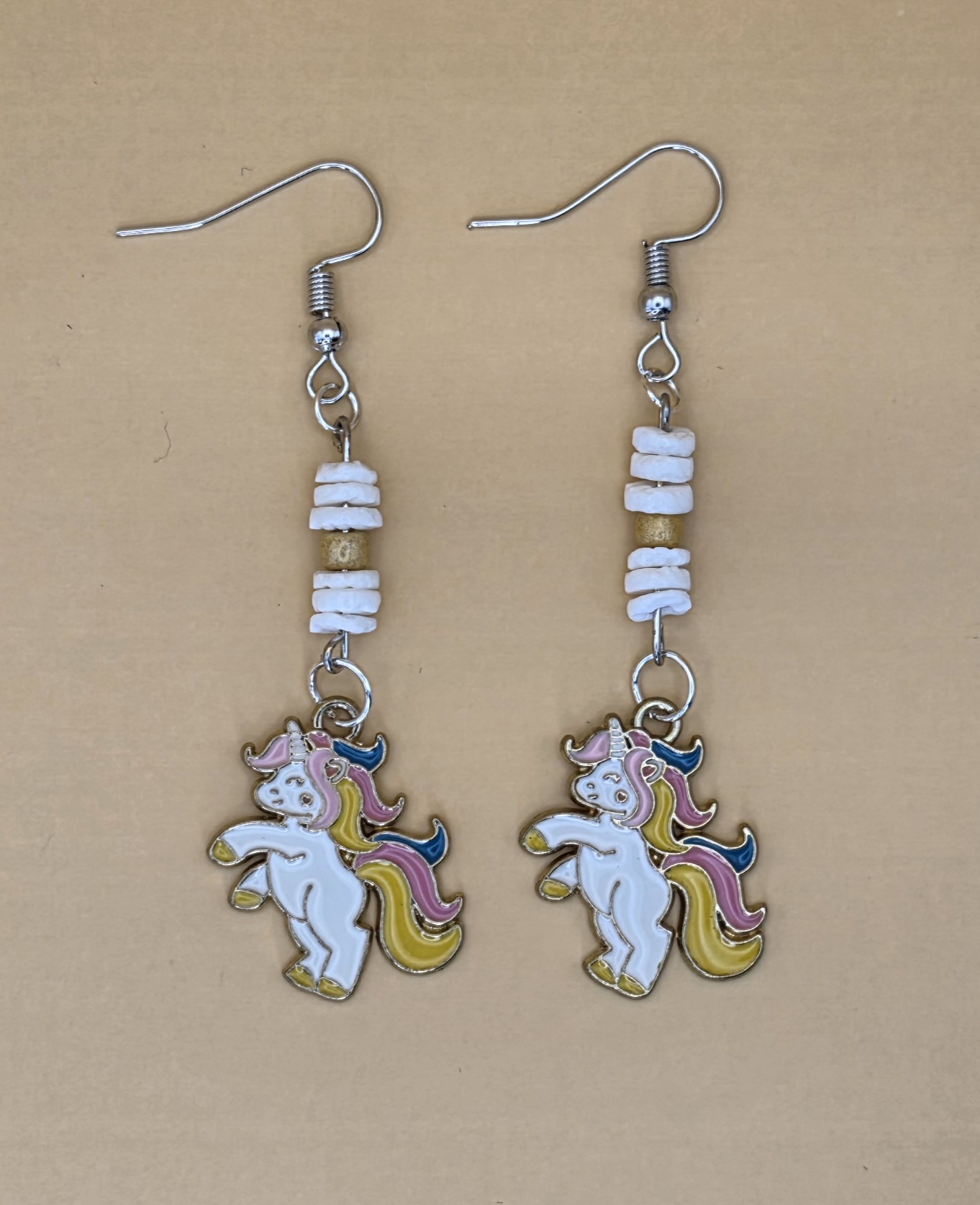 Unicorn Charm Earrings — Pink Mane Morning