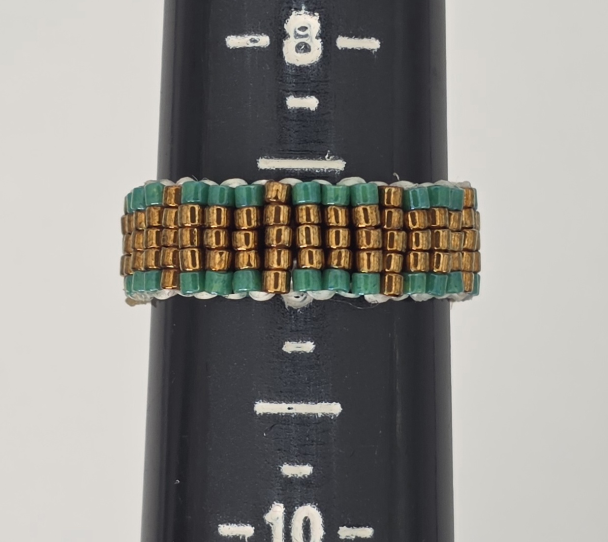 Beaded Ring — Late August Gold