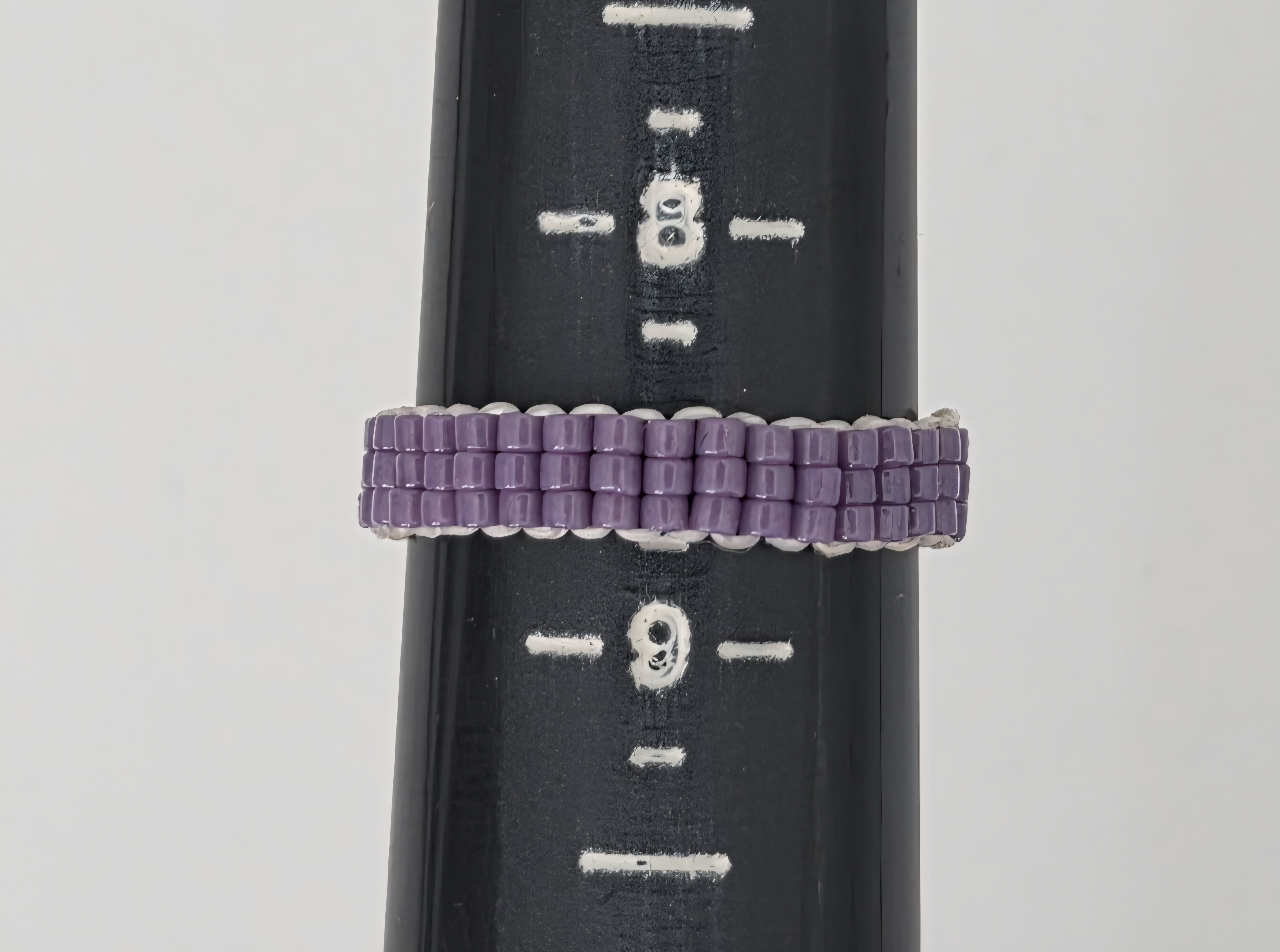 Beaded Ring — Lavender Dusk