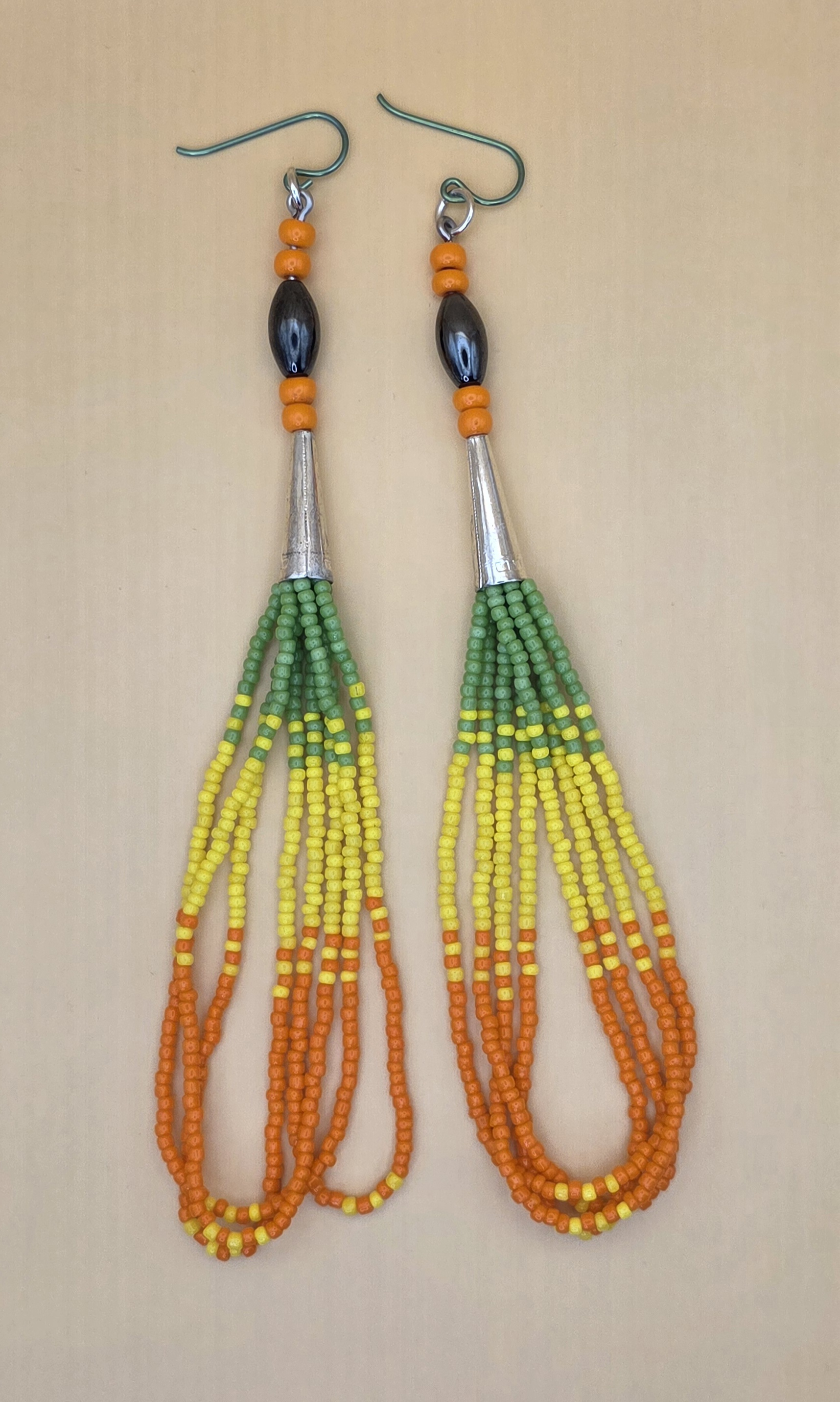 Loop Earrings — Late August Citrus Grove