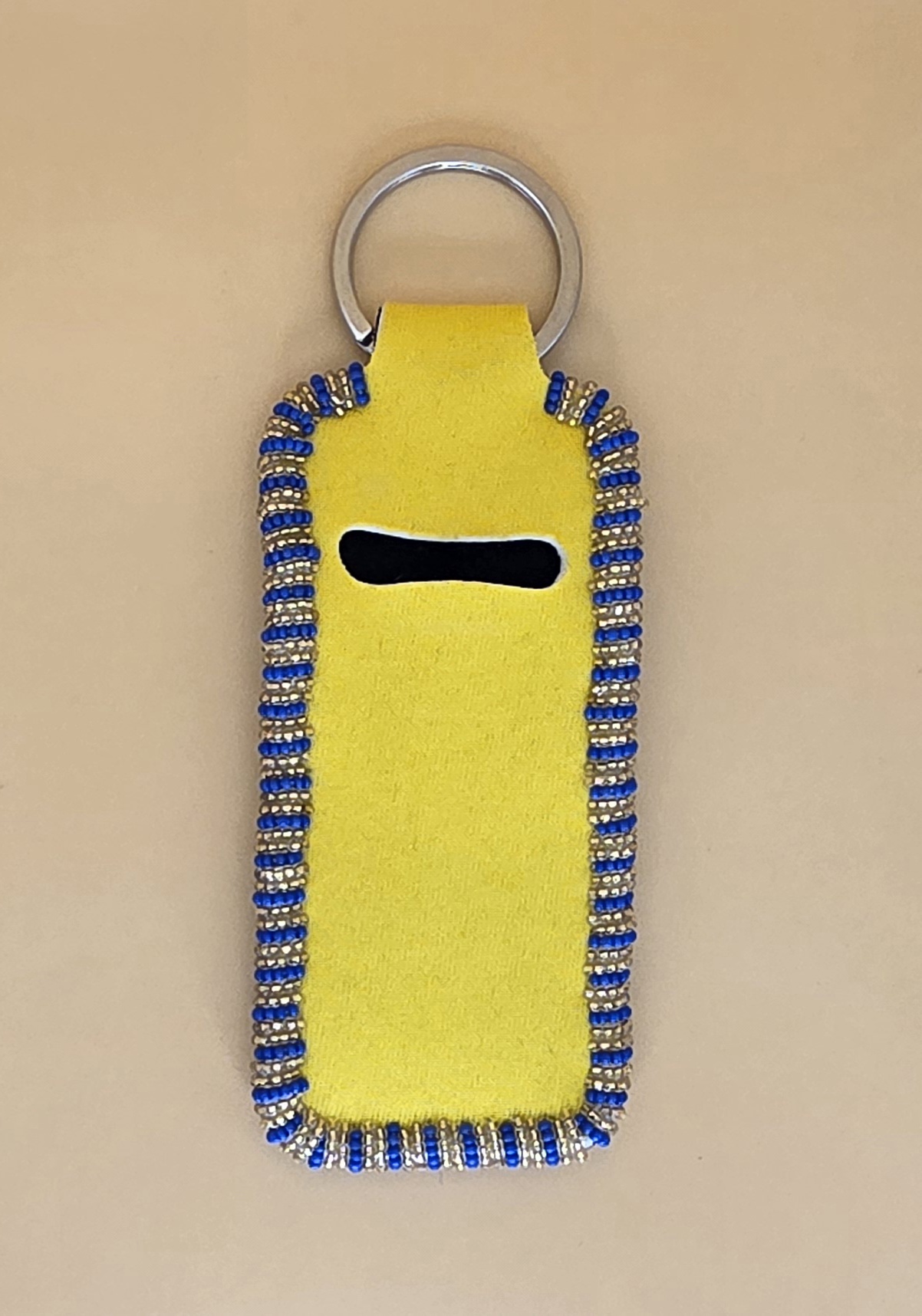 Beaded Lighter Holder Keychain — Electric Lemonade