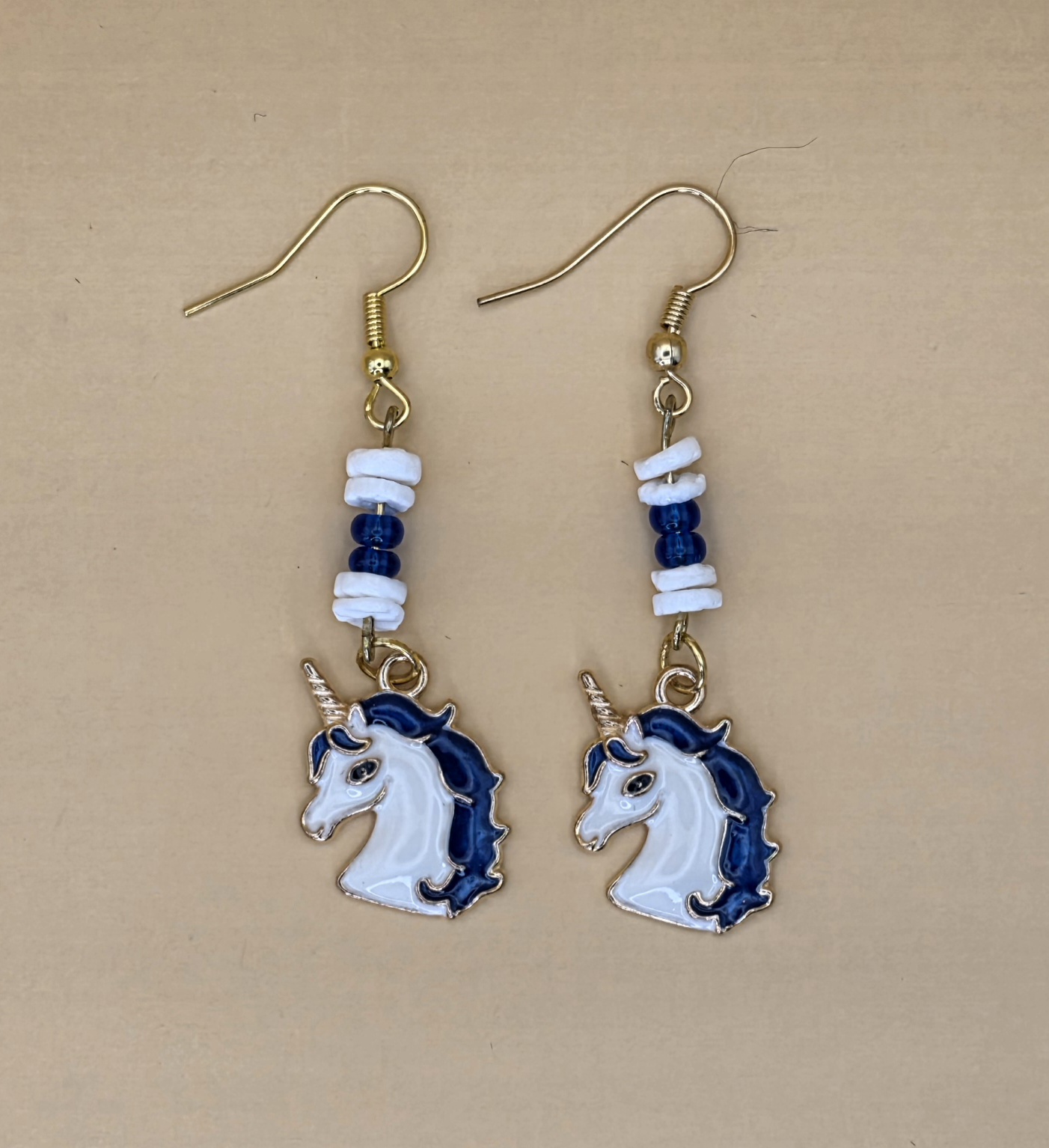 Unicorn Charm Earrings — Midnight Mane