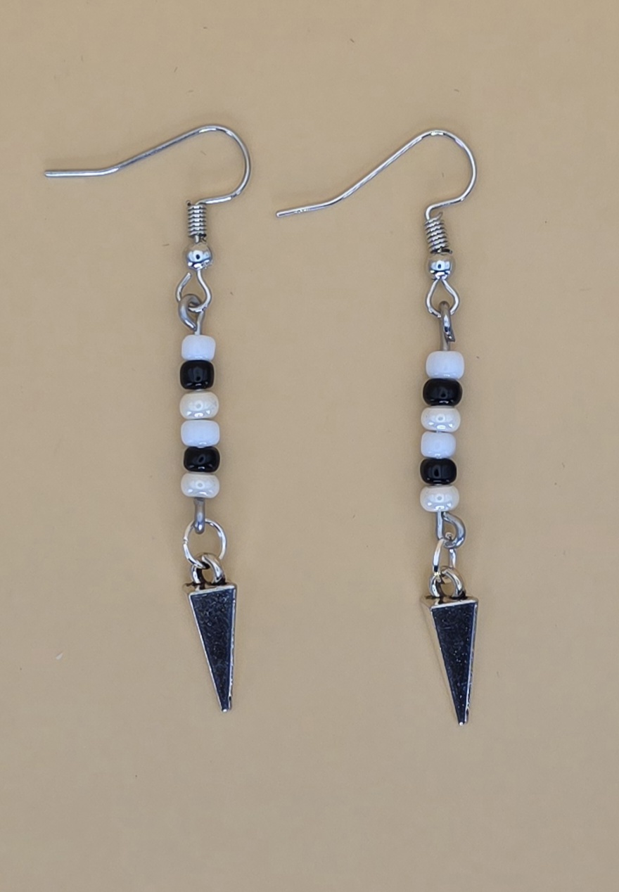 Dangle Earrings — Sharp Winter Night