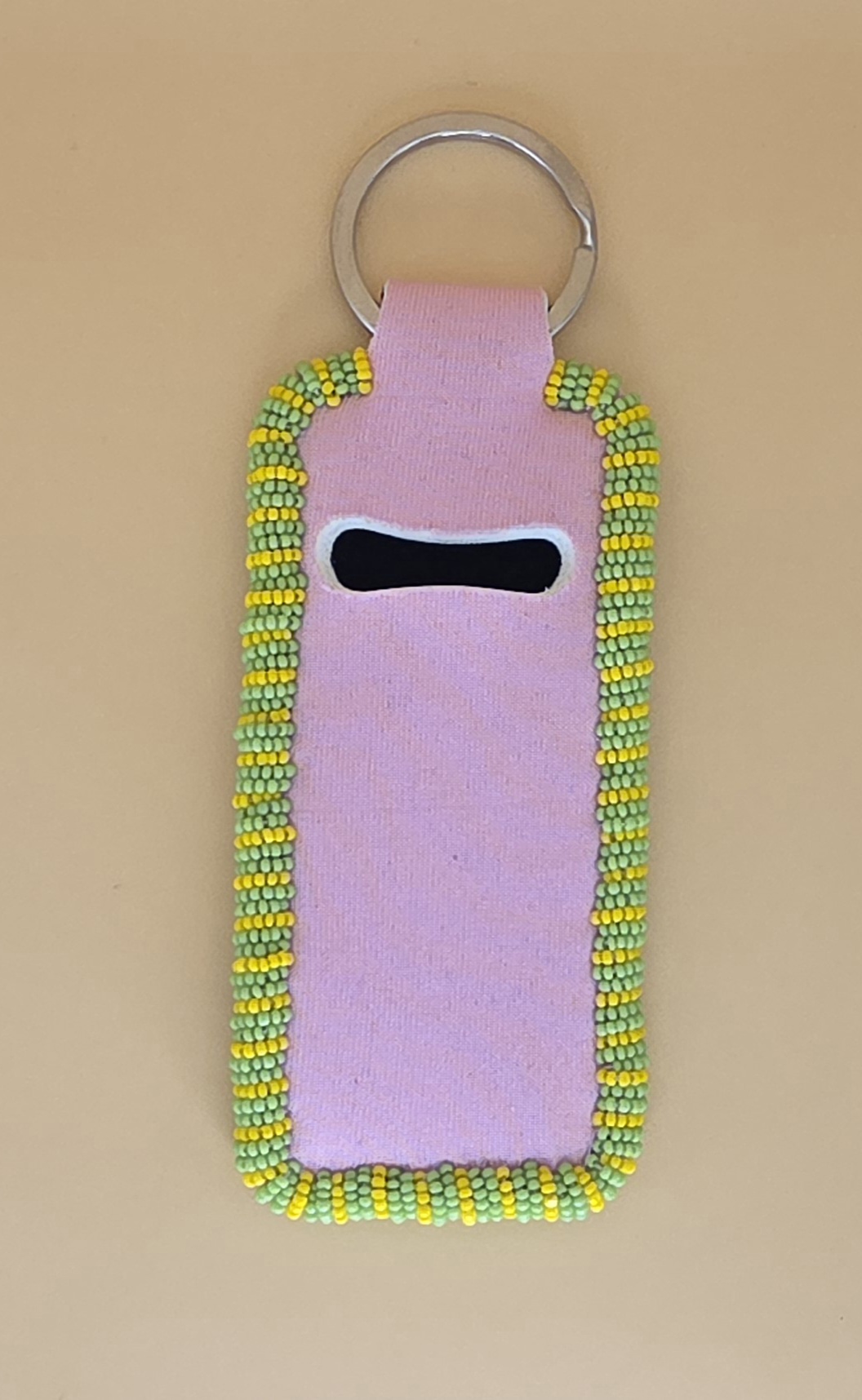 Lip Balm Keychain Holder — Spring Meadow