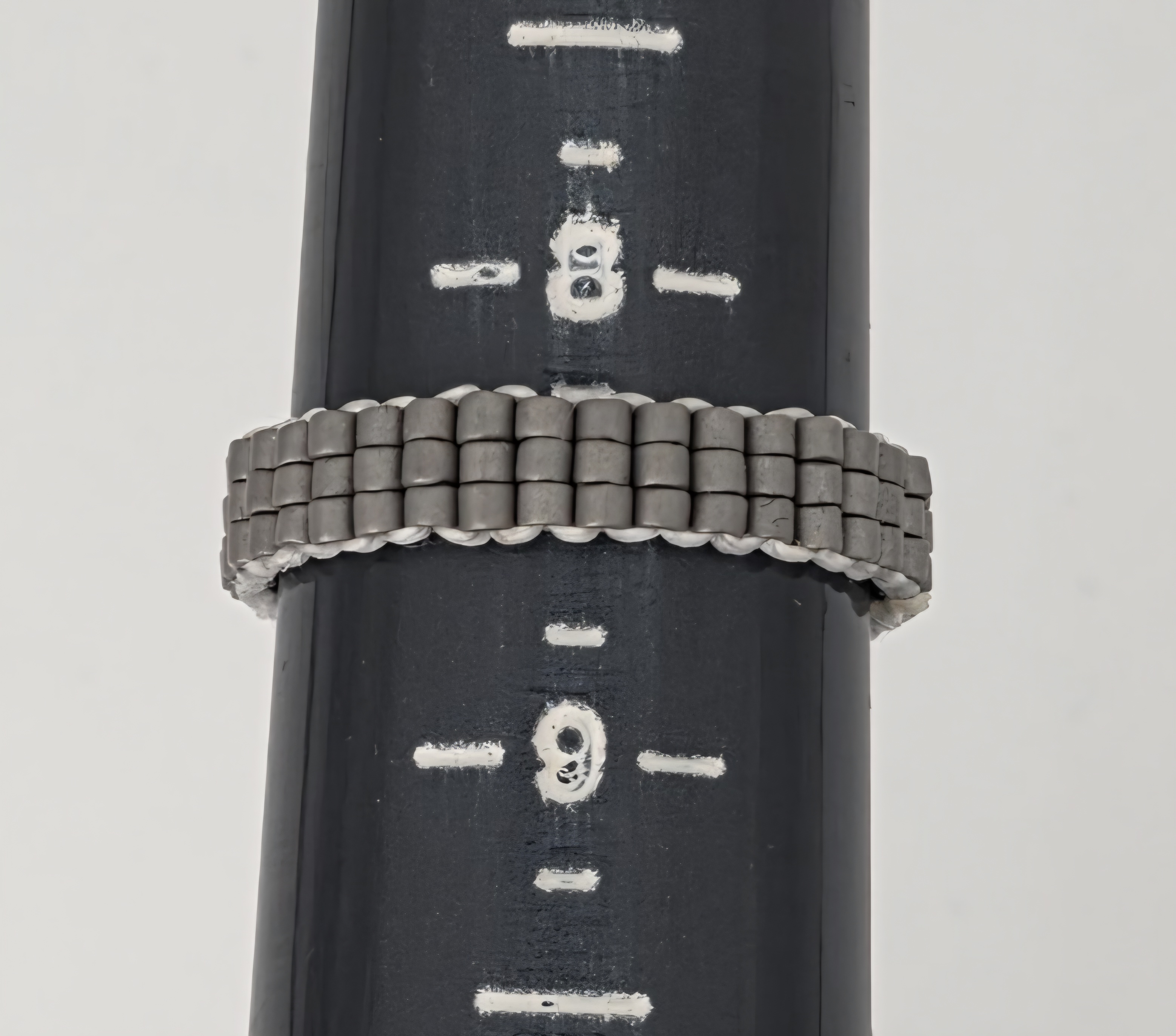 Beaded Ring — Pewter Quiet