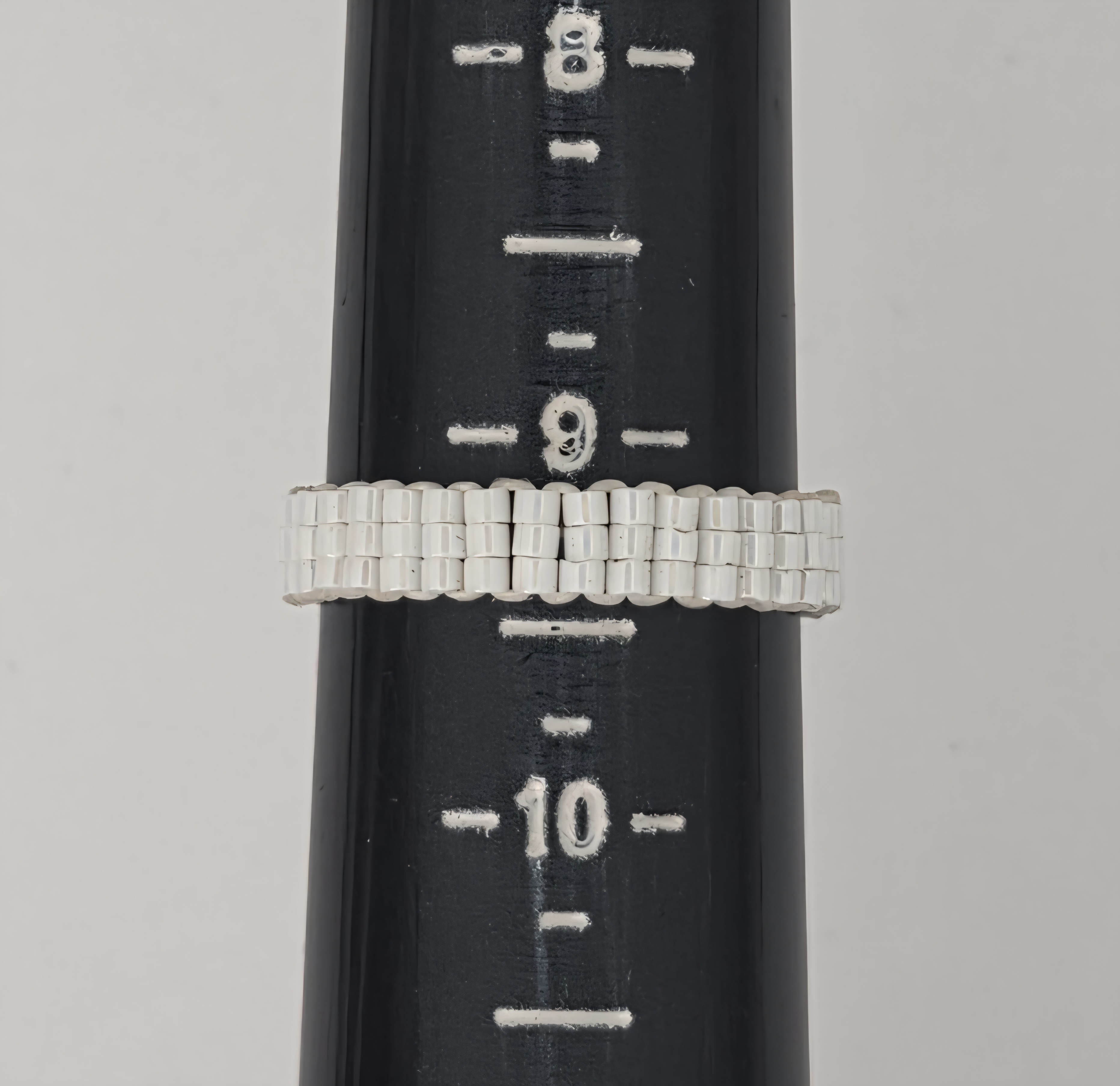 Beaded Ring — First Snow