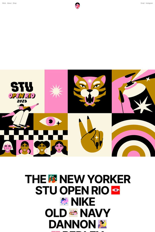 Camila Rosa website screenshot