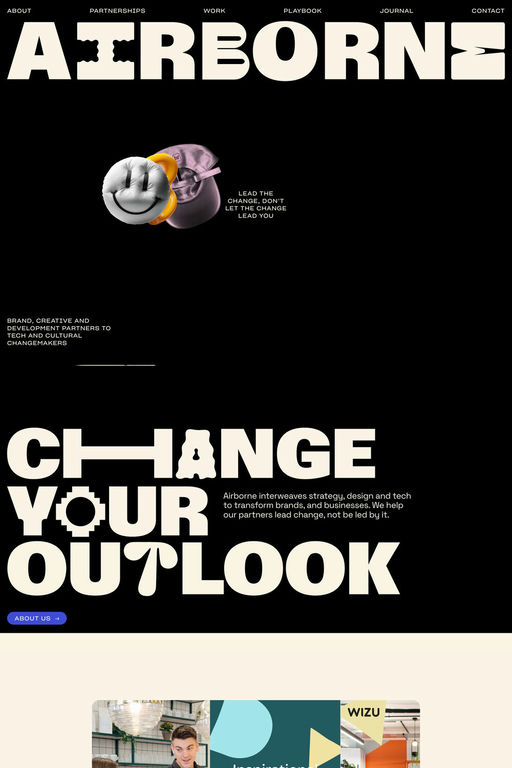 Airborne website screenshot