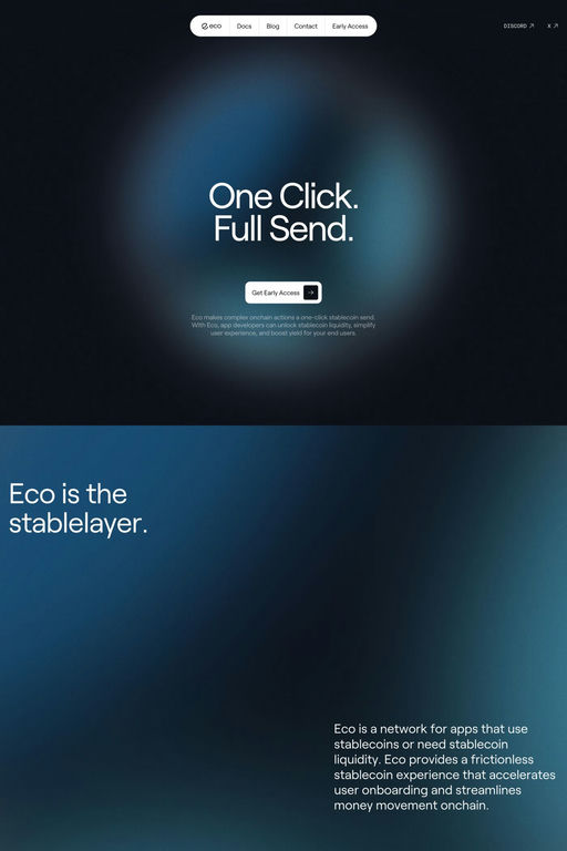 Eco website screenshot