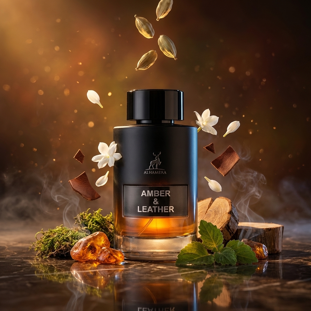 Amber & Leather