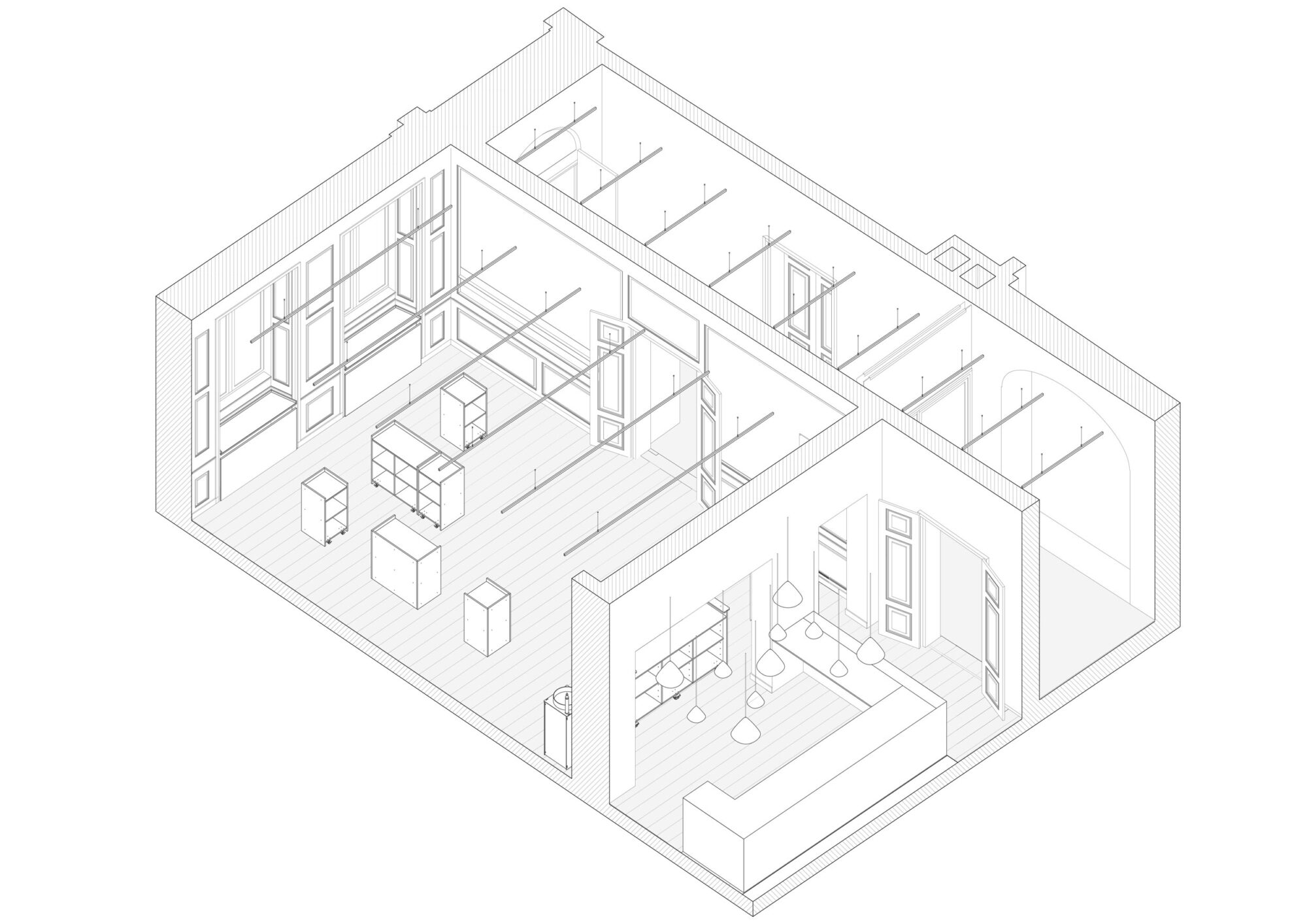 Archival Studies Gammel Strand Axo BW 2000x1414