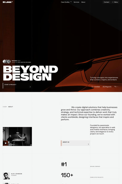 Linie template screenshot