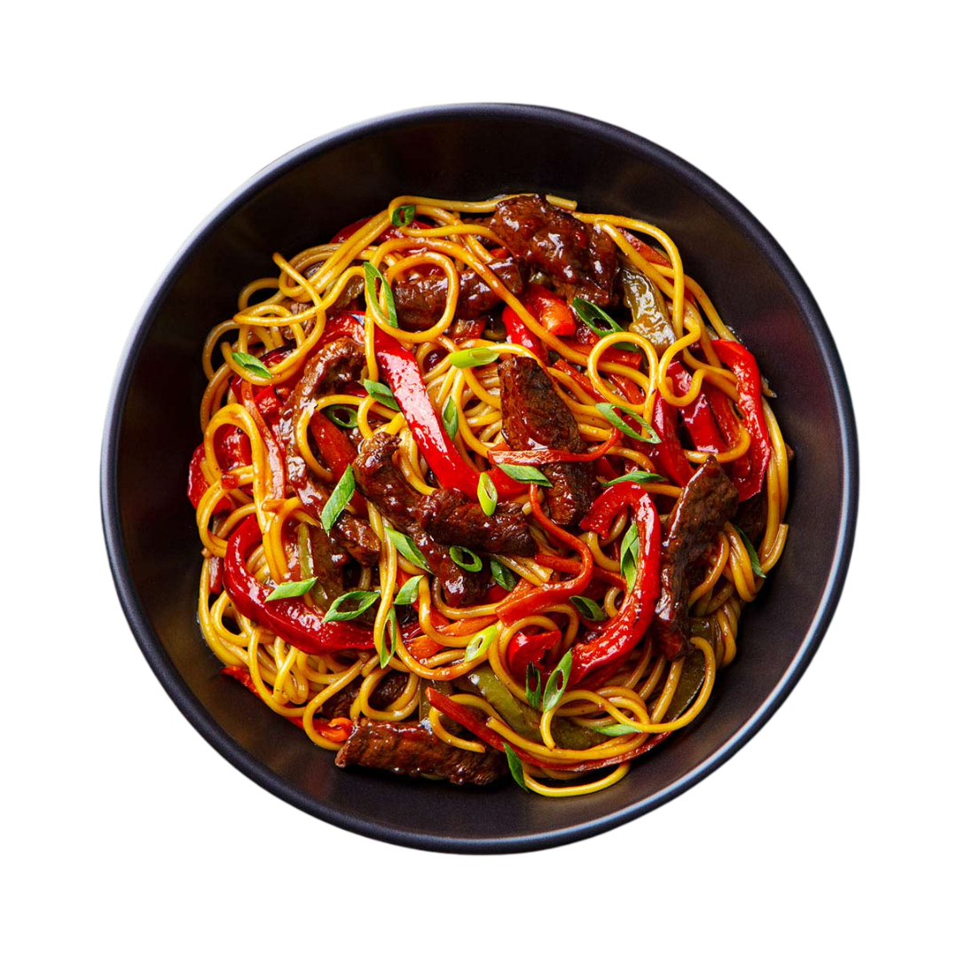 Nouilles chinoises au bœuf sauté