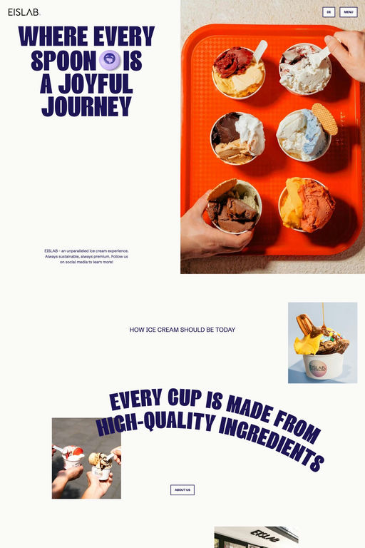 Eislab website screenshot